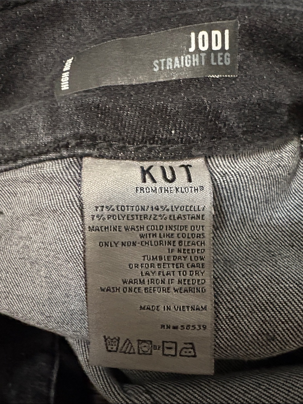 Kut from the Kloth Black Boot Cut Jeans - Picture 9 of 9